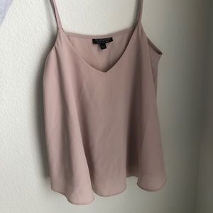 Top shop blush flowie tank!